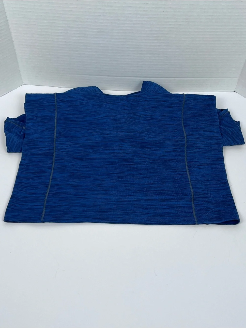 Kuhl Youth Boys Heathered Blue Alloy 1/4 Zip Lightweight Sweater Size M; Active